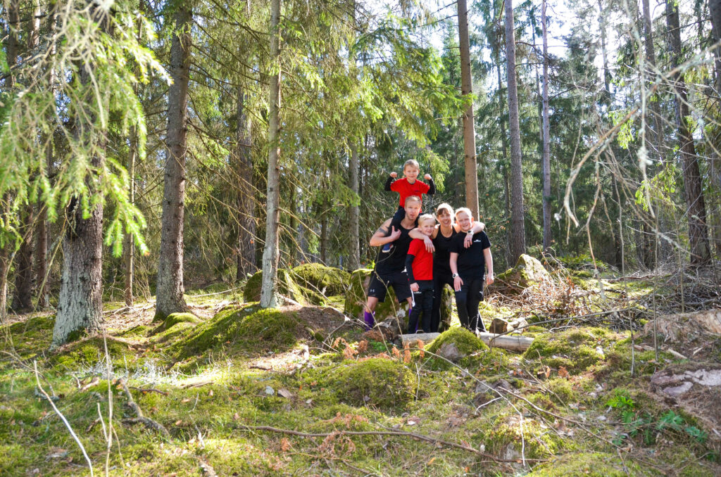 Familjen Högström på OCR-banan