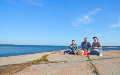 Natalya Oskarshamnslots med familj