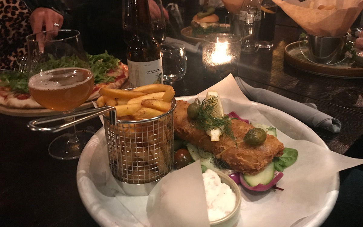 Mat på Pub Munthe i Oskarshamn.